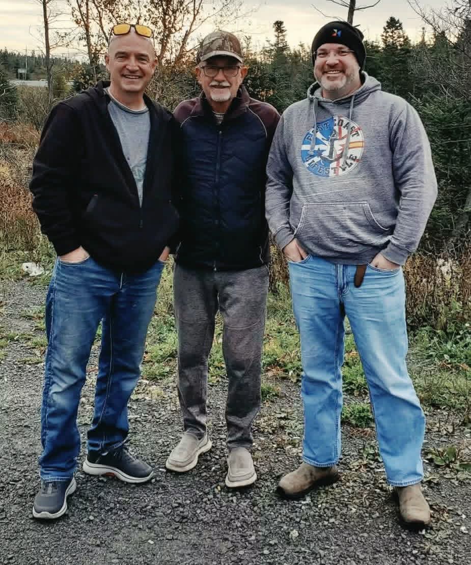 Mike, dad and I